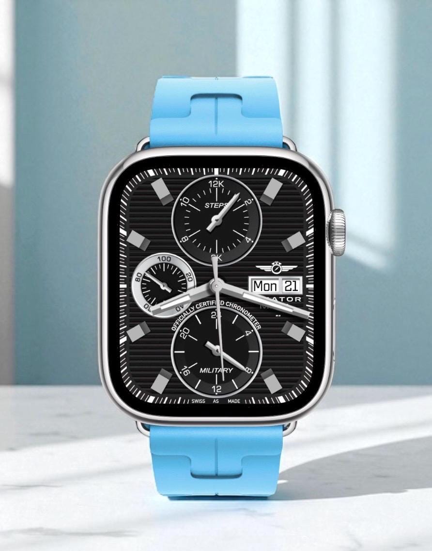 AviatorCo Mk1A Apple Watch Face: Analog Smartwatch Design (Clockology)
