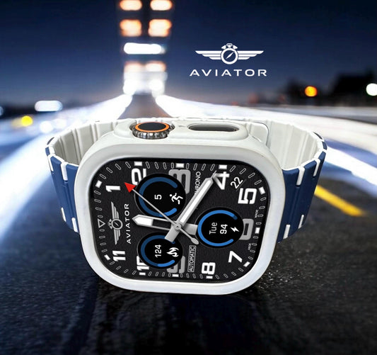 Aviator Smart Aerochrono Apple Watch Face: Interactive Clockology Design