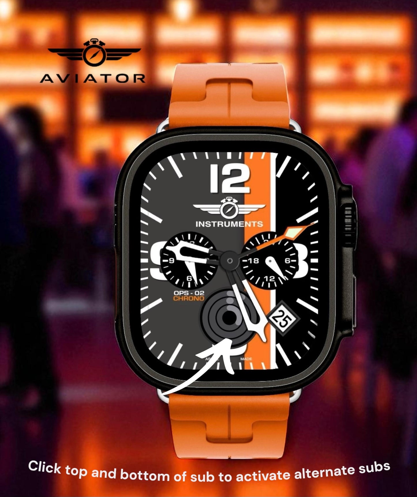 Aviator Apple Watch Face: Interactive Clockology Design for Ultra & Series