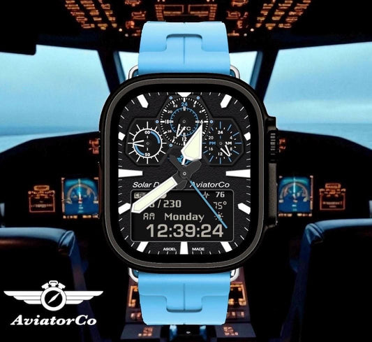 AviatorCo Hybrid 200m Apple Watch Face - Clockology Design