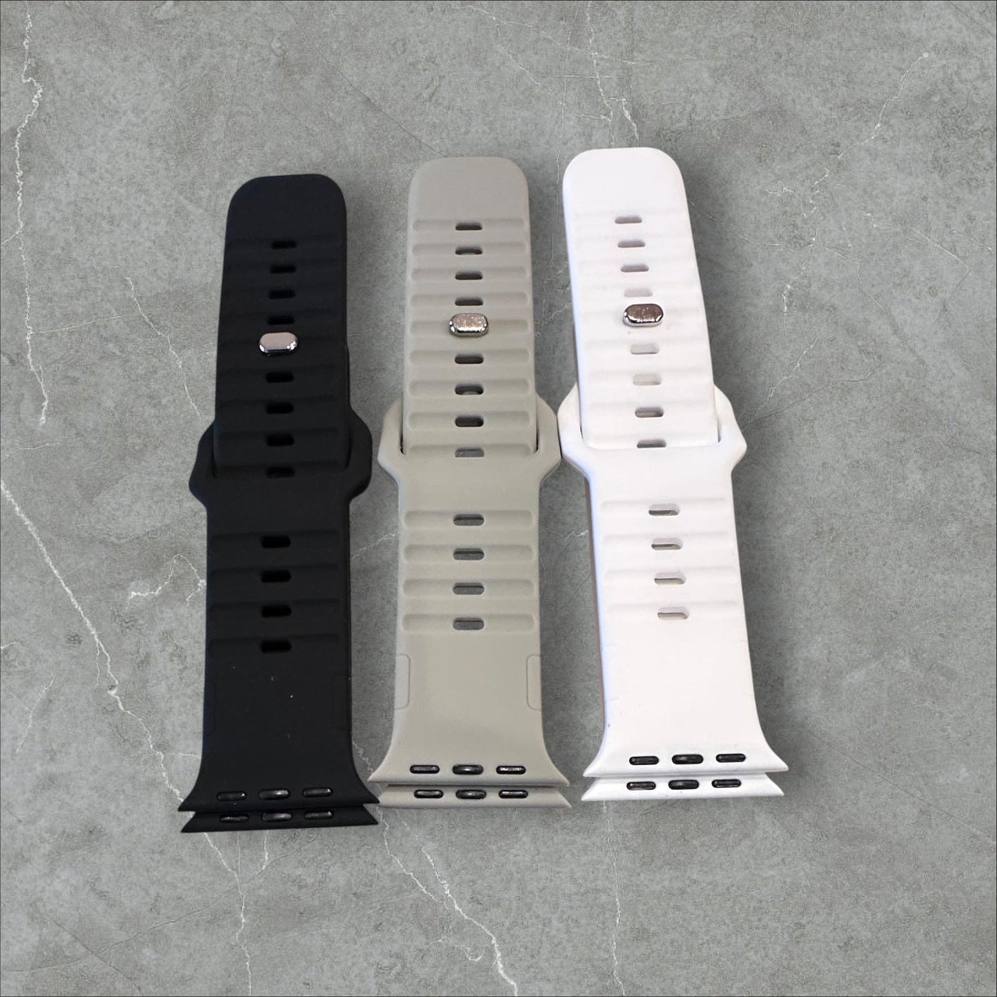 Silicone Sport Band Bundle (3-Pack) | Apple Watch Ultra, SE, Series 2-10