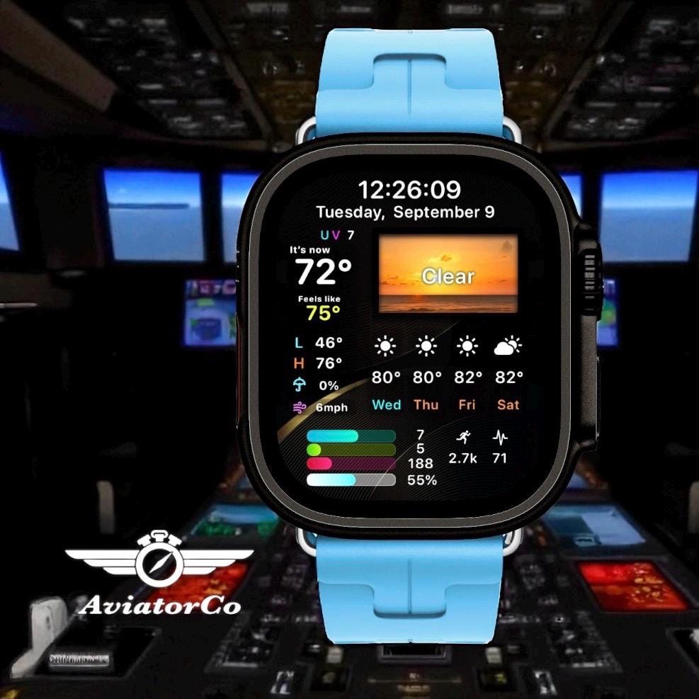 Aviator Airflx V2 Watch Face for Clockology (Digital Download)