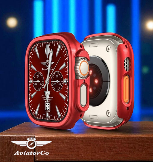 Apple Watch Ultra 49mm PC Case: Impact Resistant Bumper, Free Face