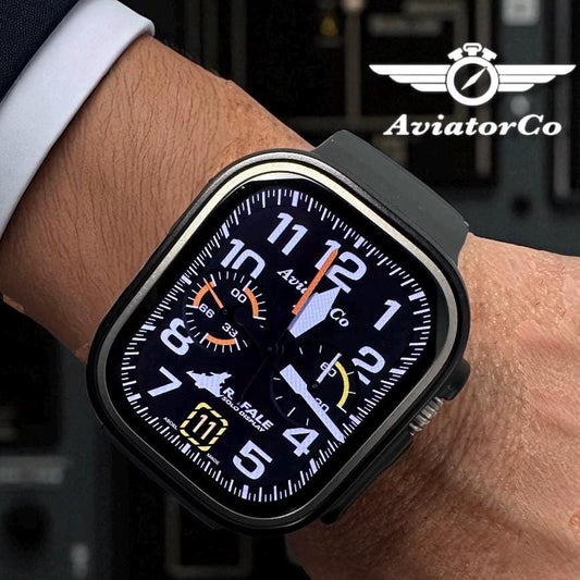 AviatorCo Rafale Flight Apple Watch Face Custom Clockology Design