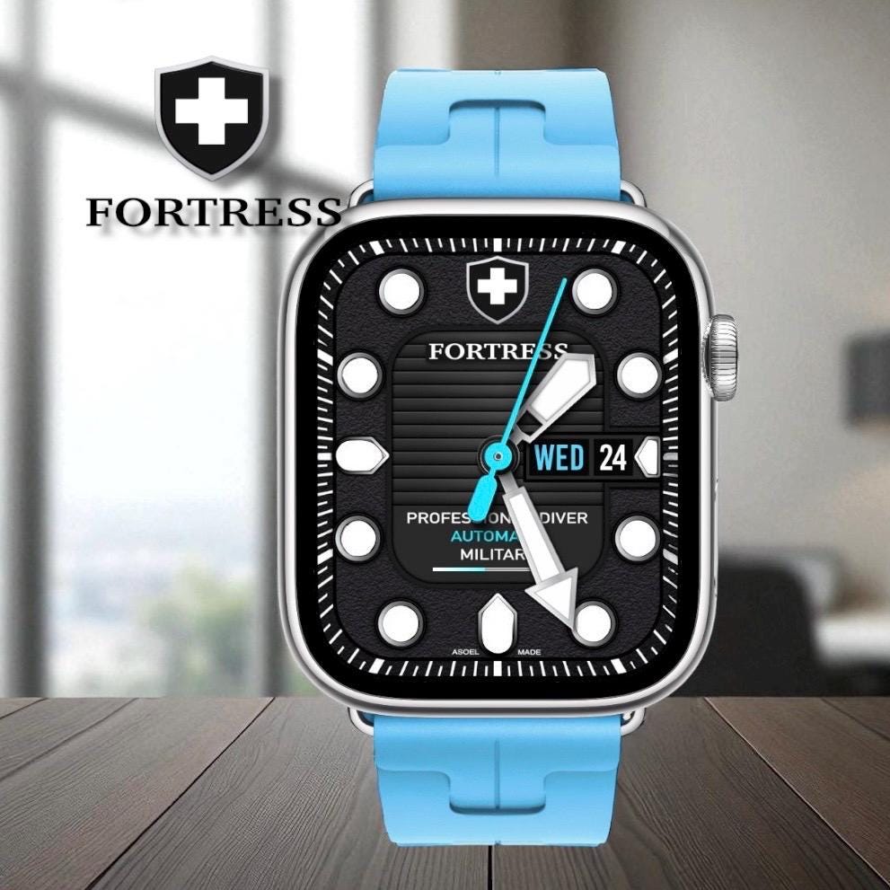 Military Diver Apple Watch Face: Tactical Fortress Design (Clockology)