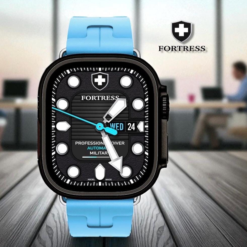 Military Diver Apple Watch Face: Tactical Fortress Design (Clockology)
