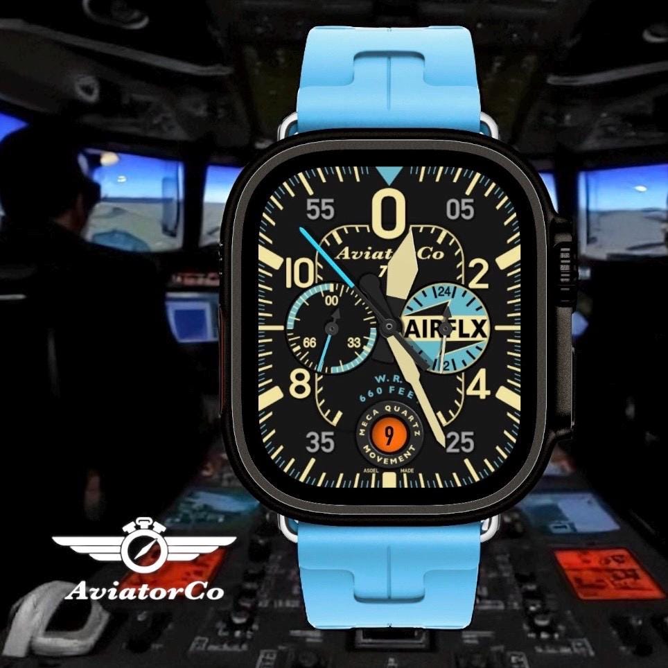 Aviator Airflx V2 Watch Face for Clockology (Digital Download)