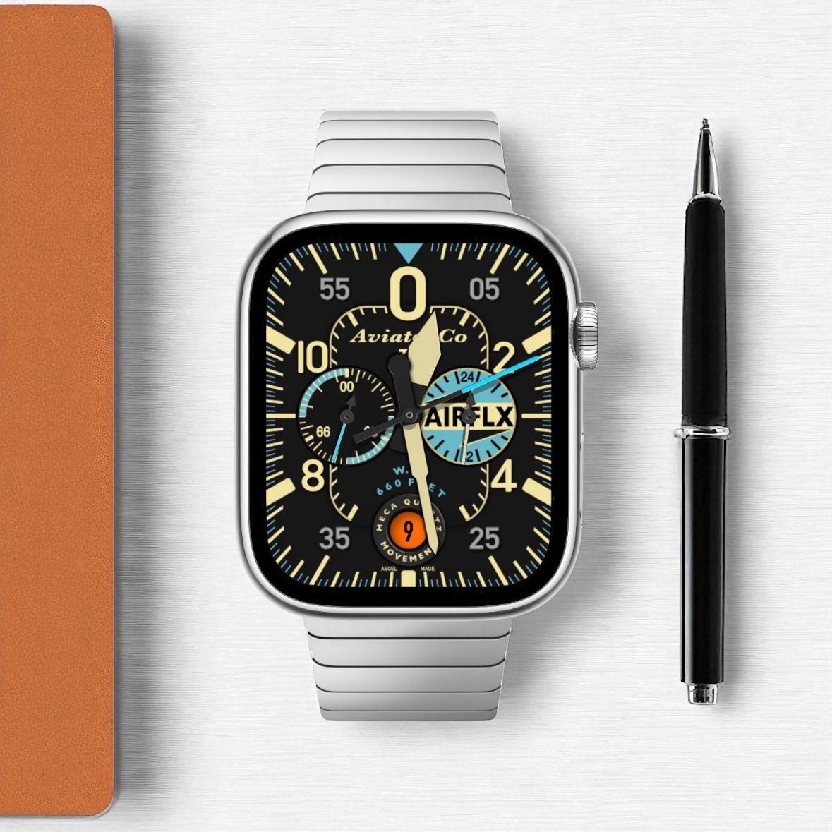 Aviator Airflx V2 Watch Face for Clockology (Digital Download)