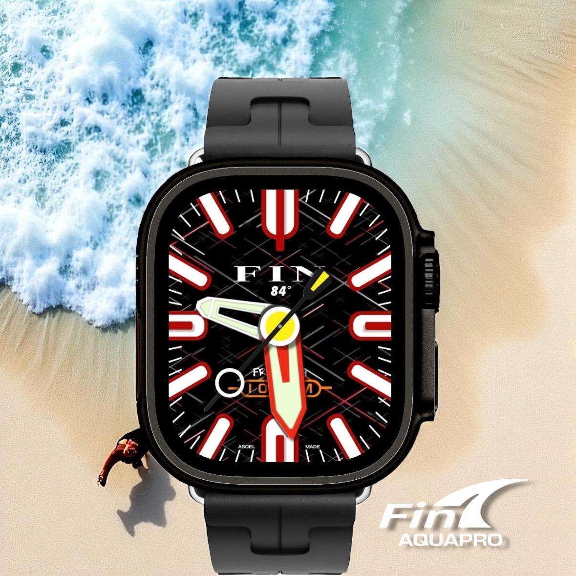Fin Limited 1000m Watch Face for Clockology Apple Watch (Digital Download)