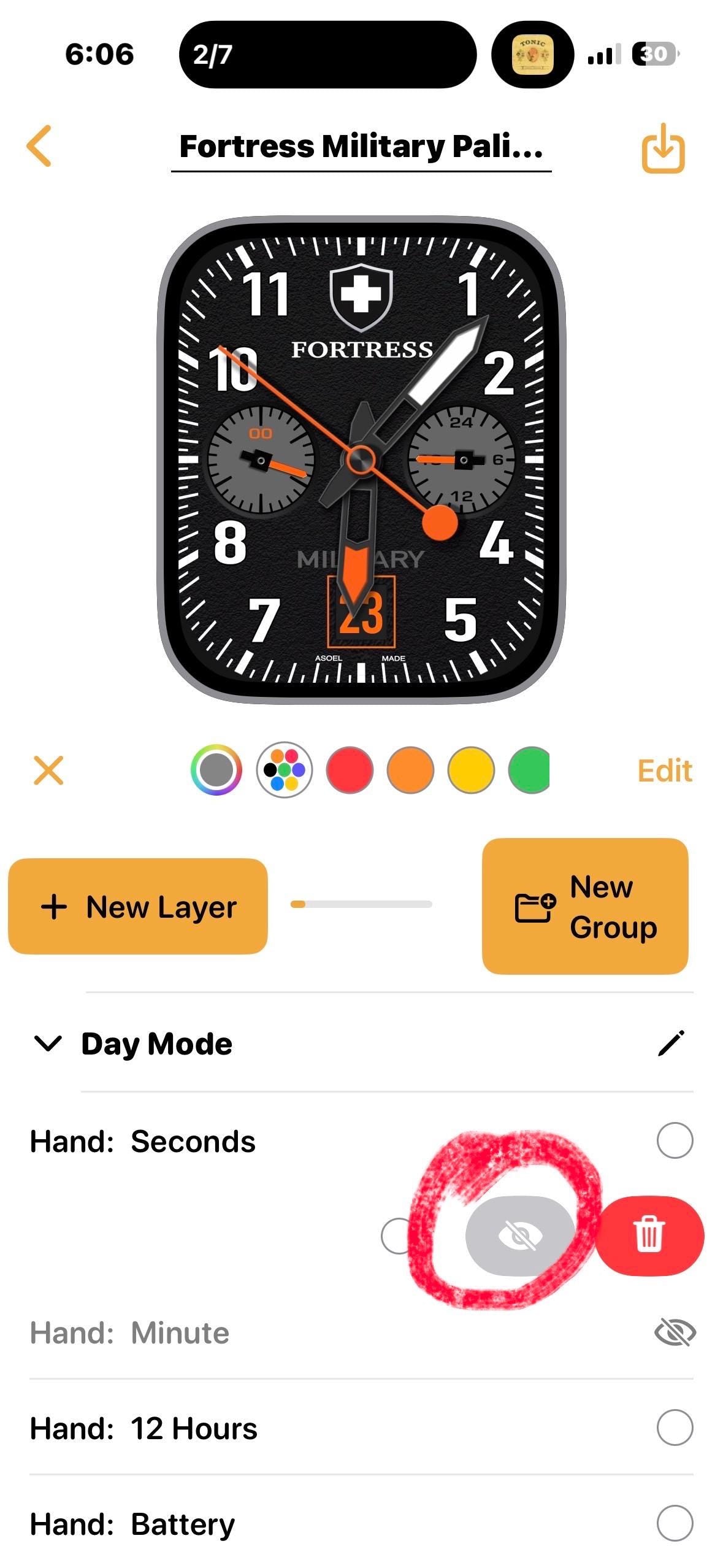 Fortress Military Palisade V2 Apple Watch Face - Clockology (Digital Download)