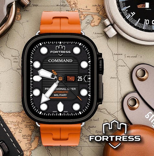 Fortress Military Command Diver Apple Watch Face: Tactical Design for Clockology