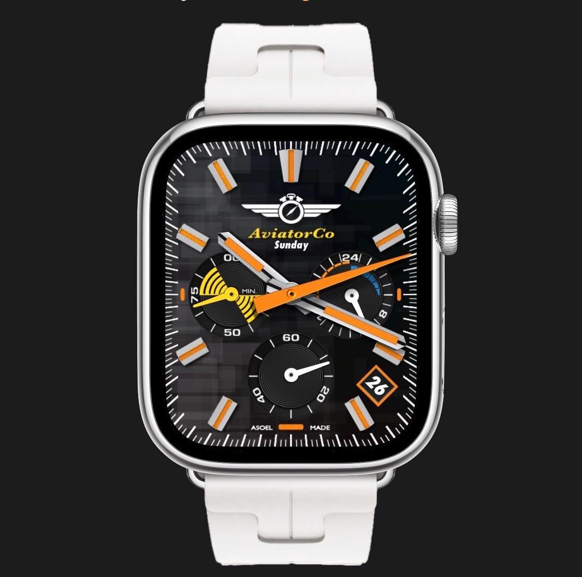 AviatorCo Altimeter 24 Apple Watch Face: Flight Chronograph (Clockology)