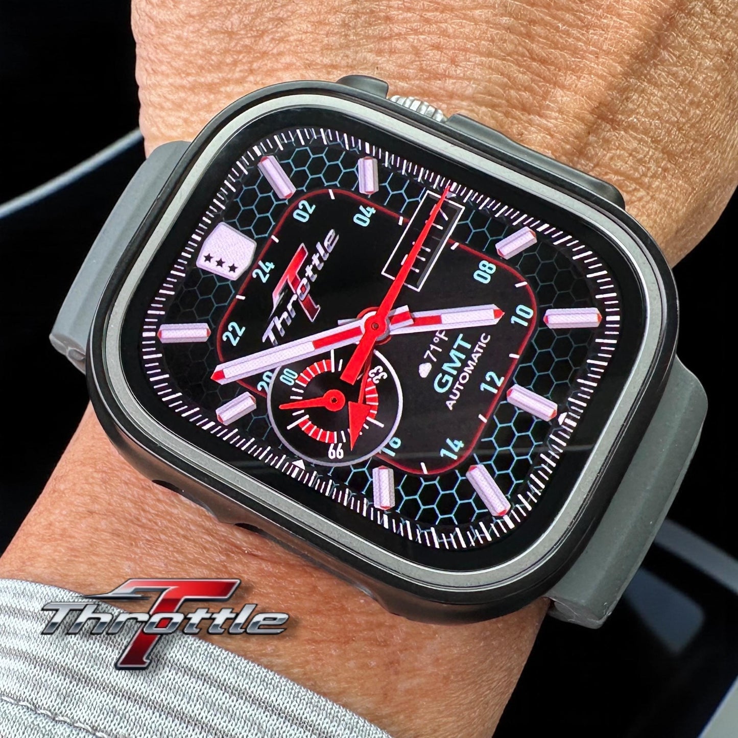 Apple Watch faces for Clockology smartwatch Top-rated watch face designs Throttle GMT