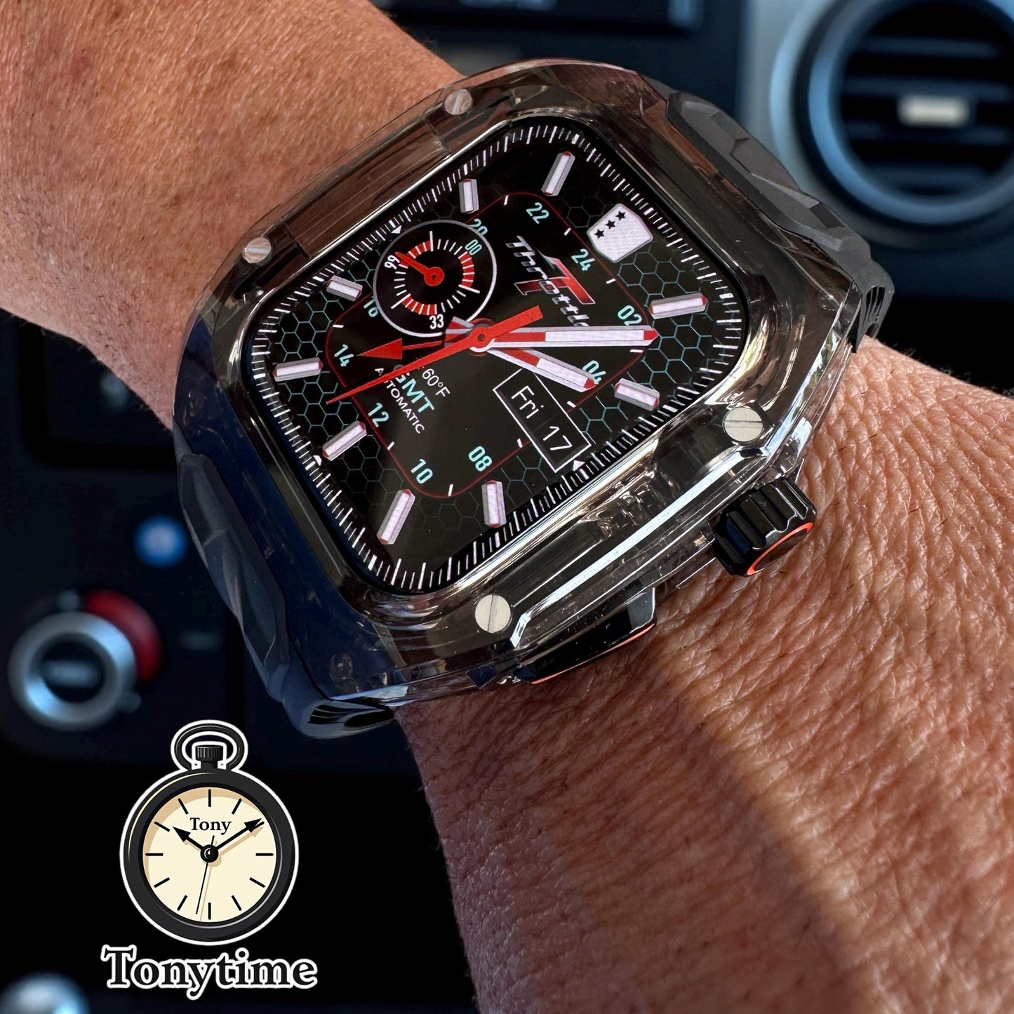 Apple Watch faces for Clockology smartwatch Top-rated watch face designs Throttle GMT