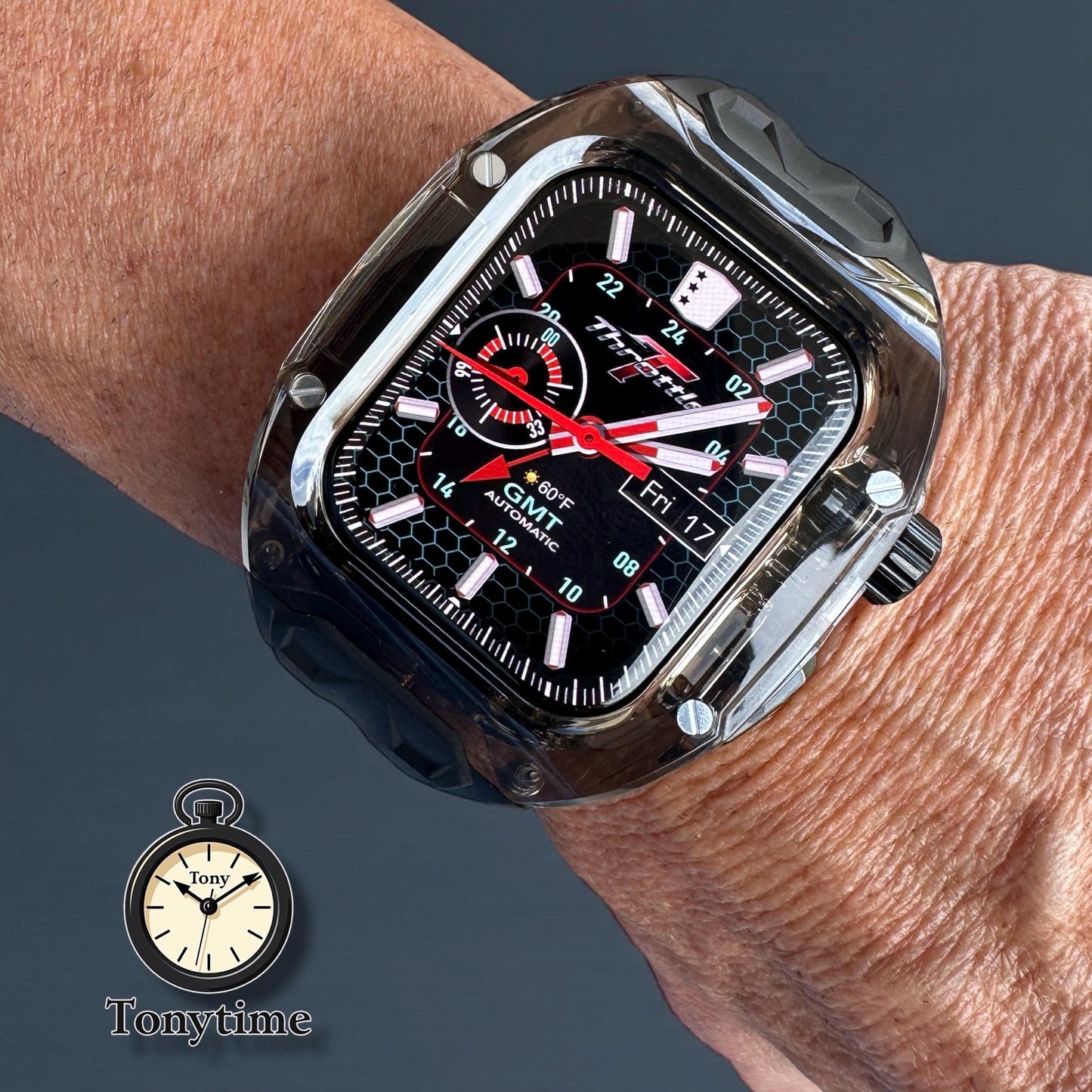 Apple Watch faces for Clockology smartwatch Top-rated watch face designs Throttle GMT