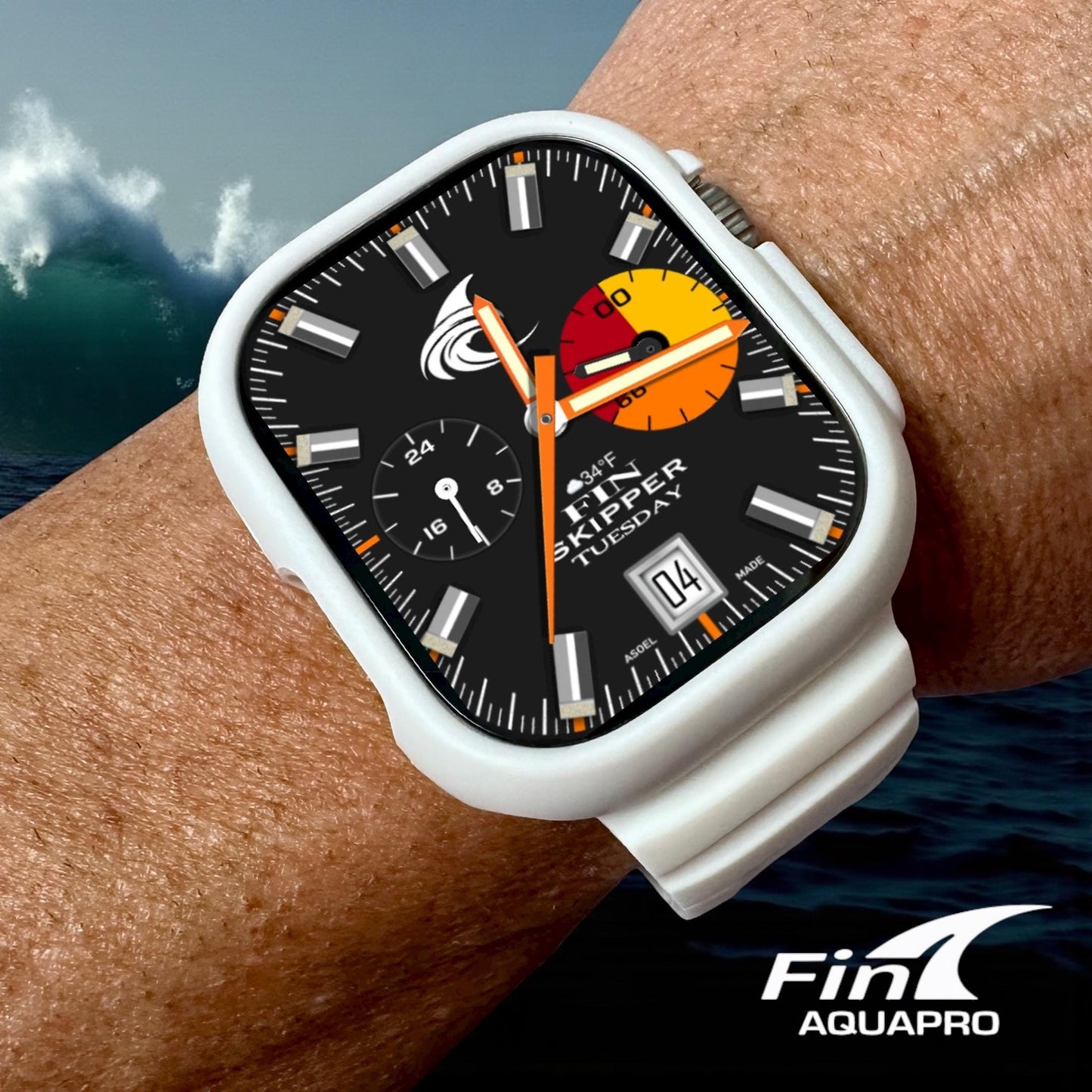 Fin Skipper Apple Watch Face for Clockology App