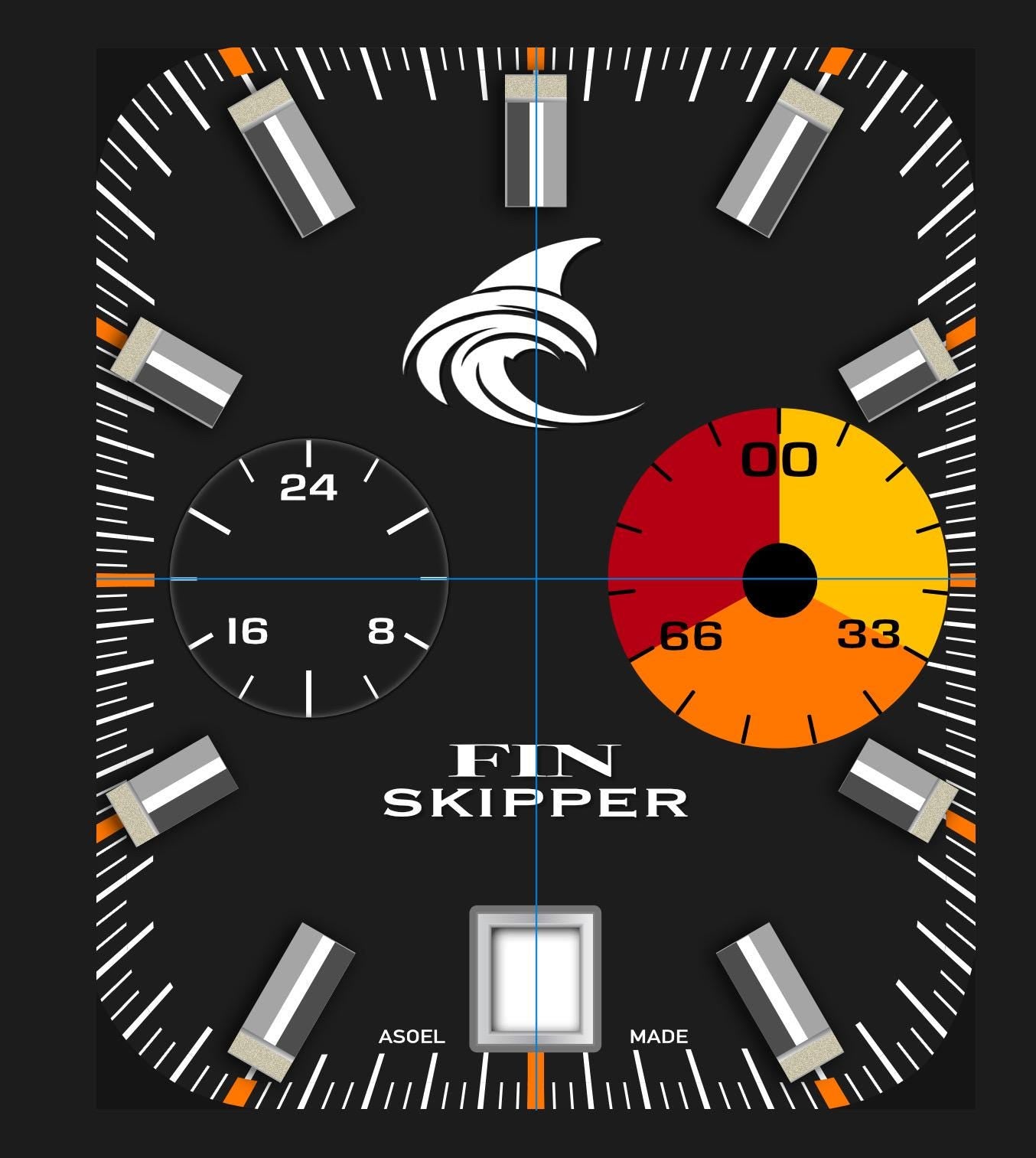 Fin Skipper Apple Watch Face for Clockology App