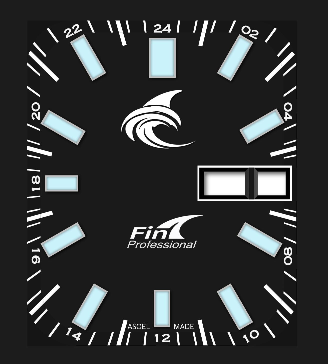 Fin AquaPro Diver Watch Face | Apple Watch Ultras & Series 4-10 (Clockology Download)