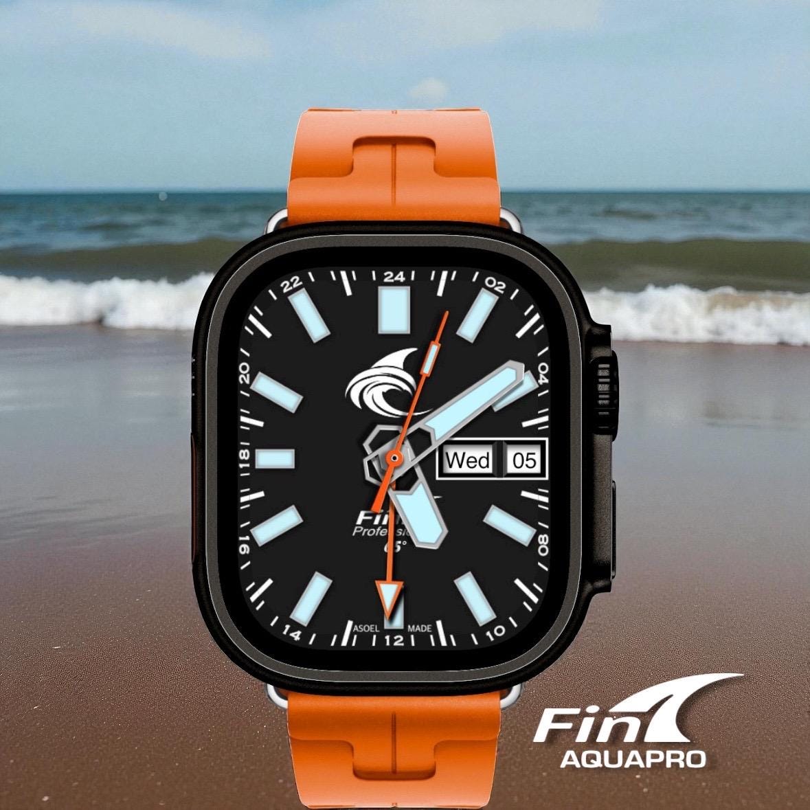 Fin AquaPro Diver Watch Face | Apple Watch Ultras & Series 4-10 (Clockology Download)
