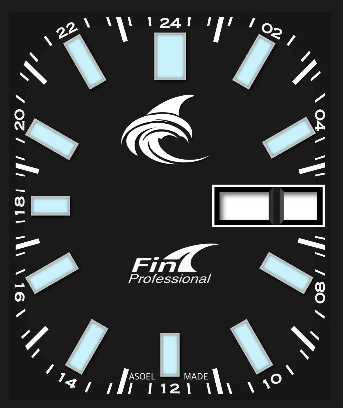 Fin AquaPro Diver Watch Face | Apple Watch Ultras & Series 4-10 (Clockology Download)