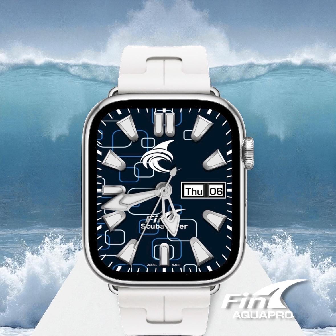 Fin AquaPro Scuba Diver Apple Watch Face (Clockology Download)