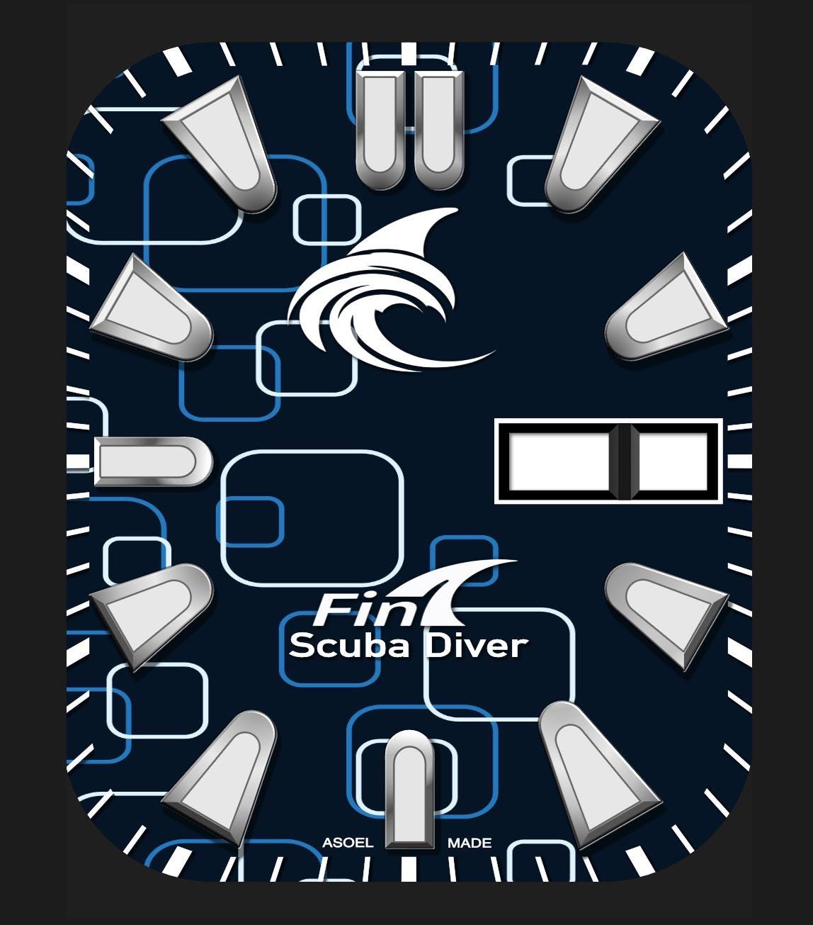 Fin AquaPro Scuba Diver Apple Watch Face (Clockology Download)