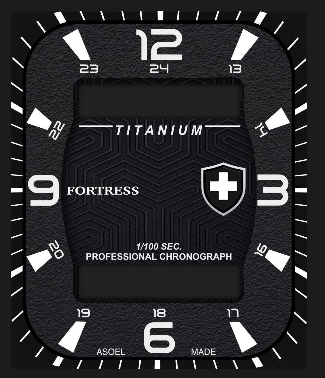Fortress Military Apple Watch Face: Titan Hybrid Clockology Design